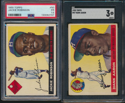 1955 Topps Baseball Low to Mid-Grade Set Break #19 (Limit removed)