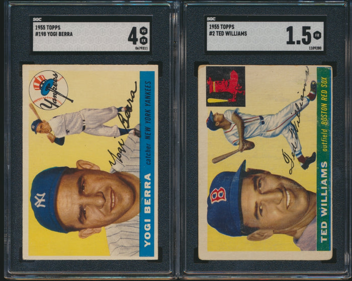 1955 Topps Baseball Low to Mid-Grade Set Break #19 (Limit removed)