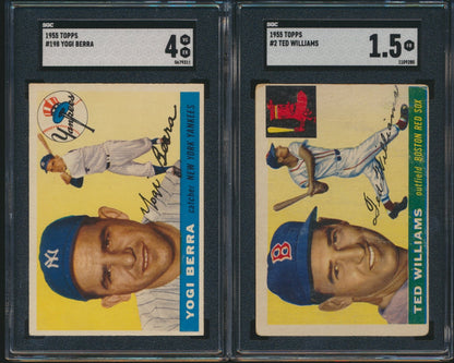 1955 Topps Baseball Low to Mid-Grade Set Break #19 (Limit removed)