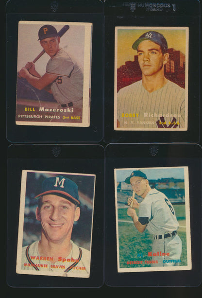 1957 Topps Baseball Complete Set Group Break #15 Low to Mid-Grade (LIMIT removed)