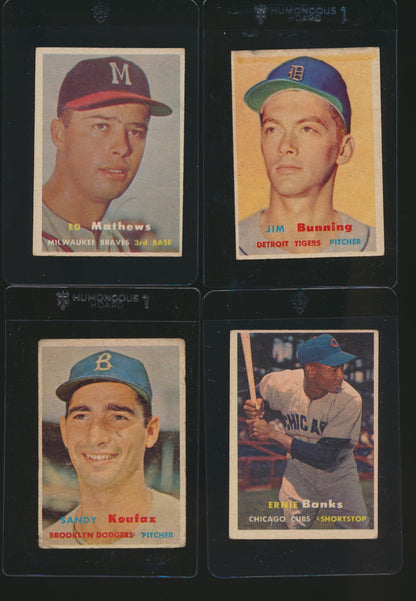 1957 Topps Baseball Complete Set Group Break #15 Low to Mid-Grade (LIMIT removed)