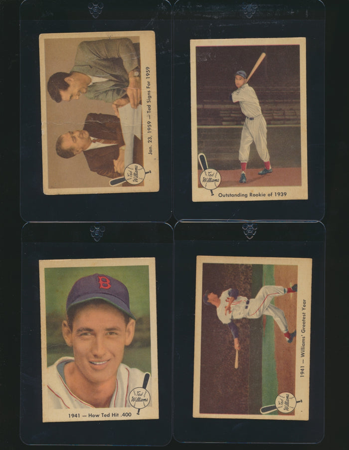 1959 Fleer Ted Williams Low to Mid-Grade Set Break #1 (LIMIT removed)