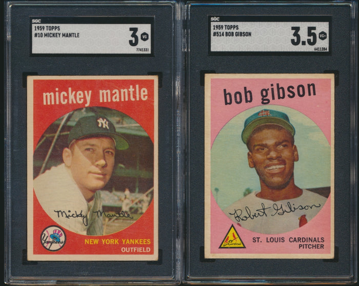 1959 Topps Baseball Low to Mid-Grade Complete Set #19 (Limit 20)