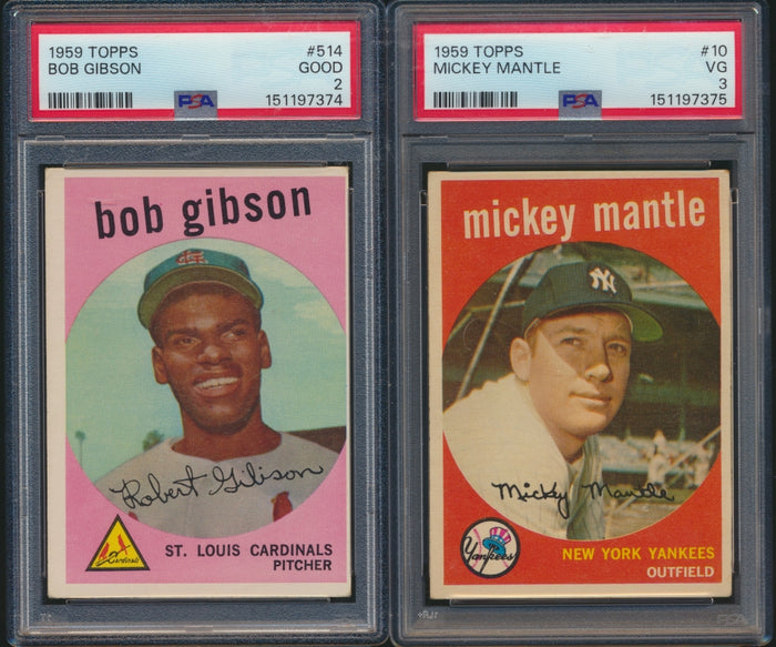 1959 Topps Baseball Low to Mid-Grade Complete Set (Limit removed)