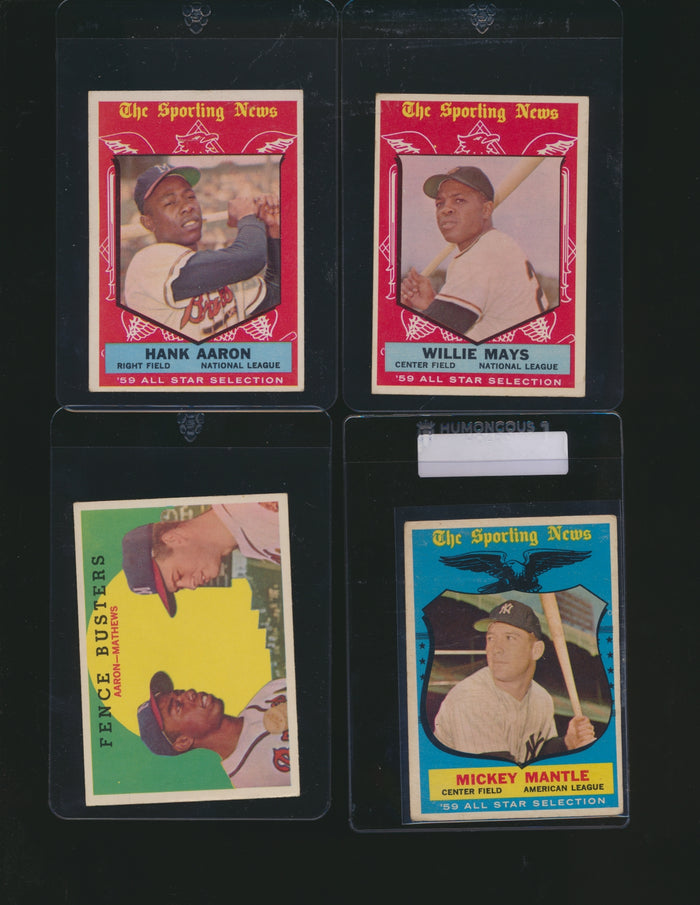 1959 Topps Baseball Low to Mid-Grade Complete Set (Limit removed)