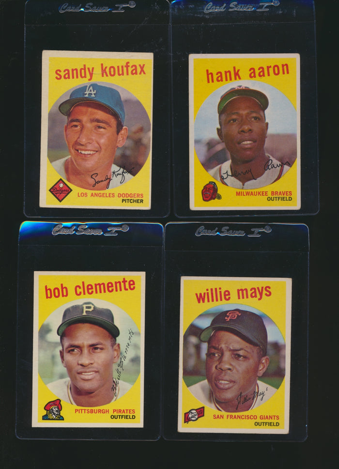 1959 Topps Baseball Low to Mid-Grade Complete Set (Limit removed)