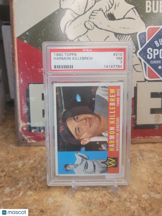 1960 Topps #210 Harmon Killebrew PSA 7 SNG-20260606-0008