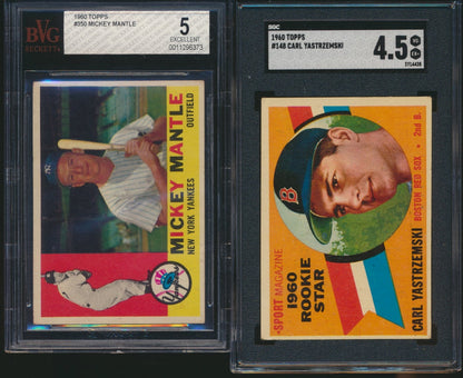 1960 Topps Baseball Low to Mid-Grade Complete Set Group Break