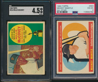 1960 Topps Baseball Low to Mid-Grade Complete Set Group Break