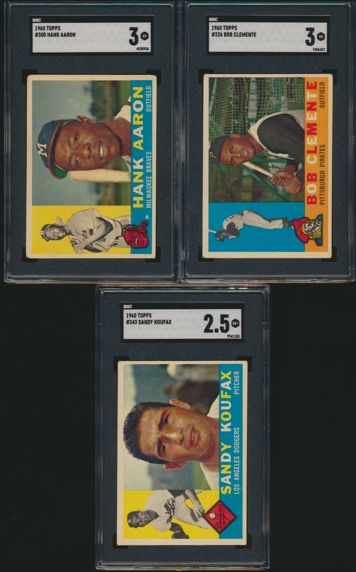 1960 Topps Baseball Low to Mid-Grade Complete Set Group Break