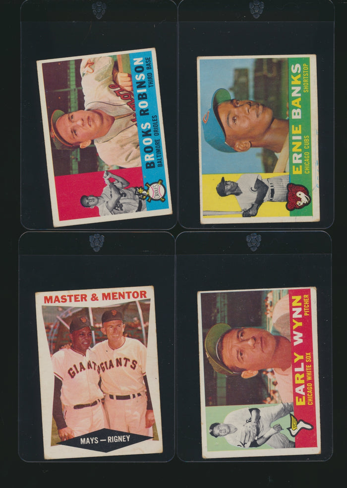 1960 Topps Baseball Low to Mid-Grade Complete Set Group Break