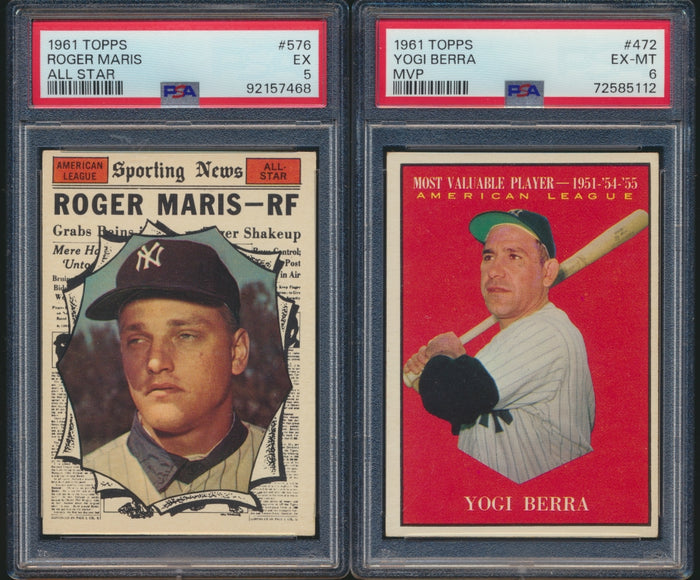 1961 Topps Baseball Mid to High-Grade Complete Set Group Break #12 (limit removed)