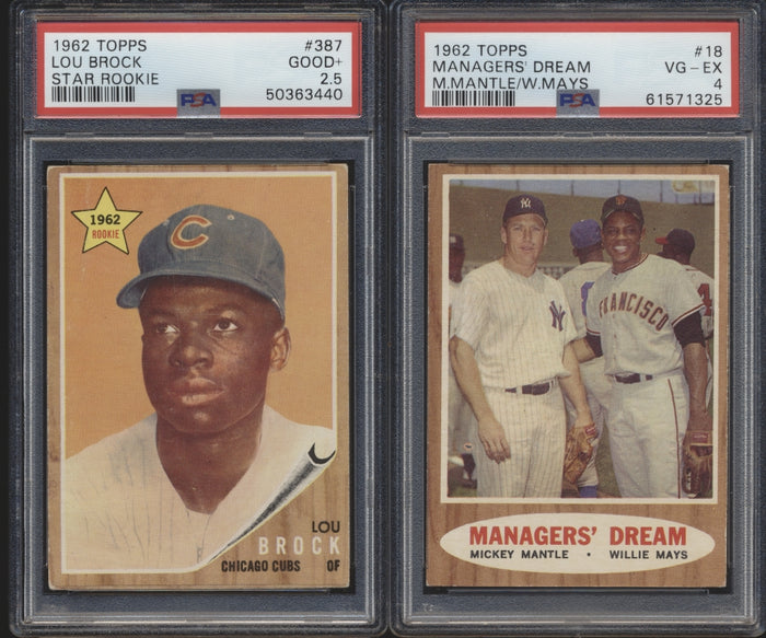 1962 Topps Baseball Complete Set Group Break (LIMIT 20) + 12 BONUS Spots in the Pre-WWII Mixer
