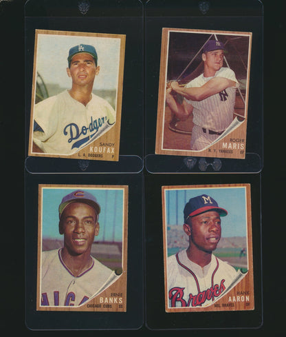 1962 Topps Baseball Mid-Grade Complete Set Group Break #13 (LIMIT removed)