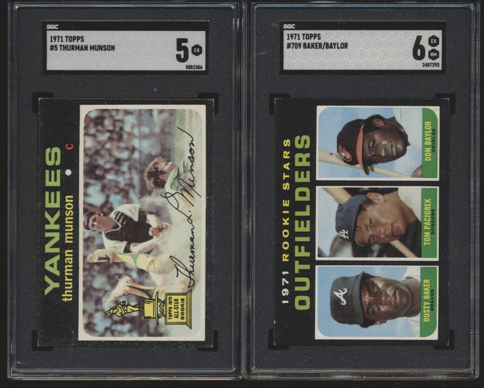 1971 Topps Baseball Mid-to High-Grade Set Break #6 (Limit removed)