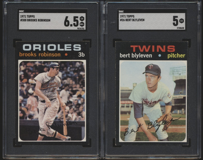 1971 Topps Baseball Mid-to High-Grade Set Break #6 (Limit removed)