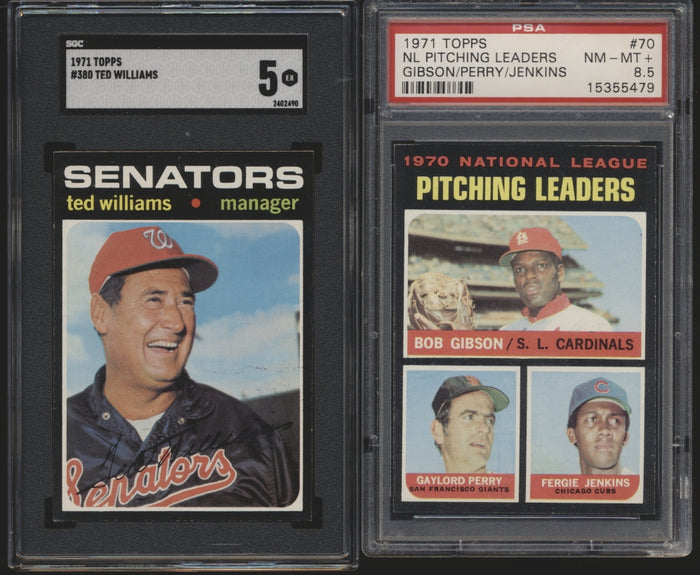 1971 Topps Baseball Mid-to High-Grade Set Break #6 (Limit removed)