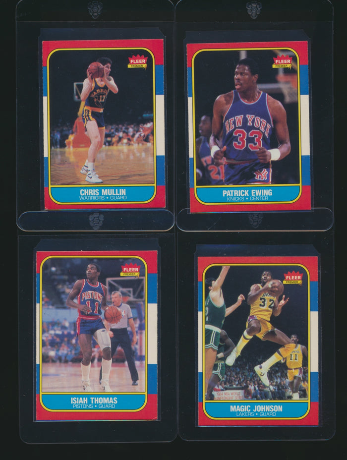 1986 Fleer Basketball Complete Set Group Break #14 (Limit 2)
