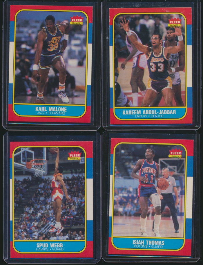 1986 Fleer Basketball Complete Set (w/ Stickers) Group Break #18 (Limit 3)