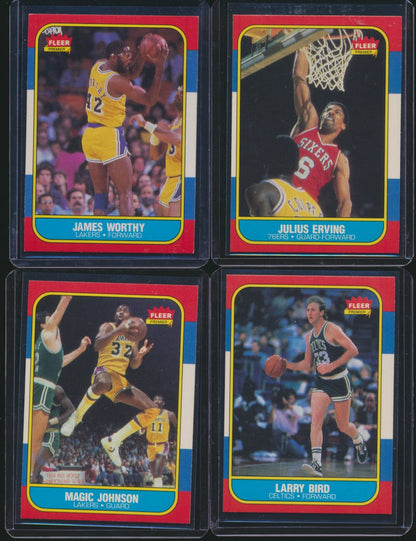 1986 Fleer Basketball Complete Set (w/ Stickers) Group Break #18 (Limit 3)