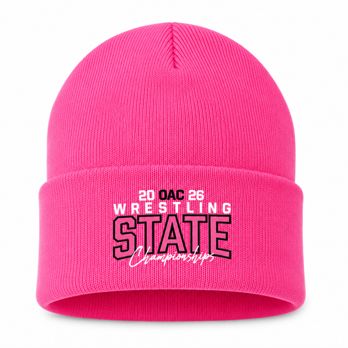 2026 OAC State Pink Beanie