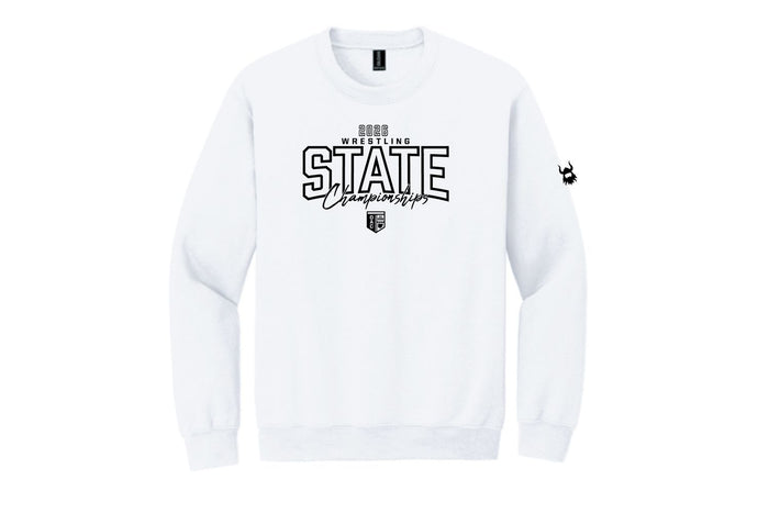 2026 OAC State White Crewneck