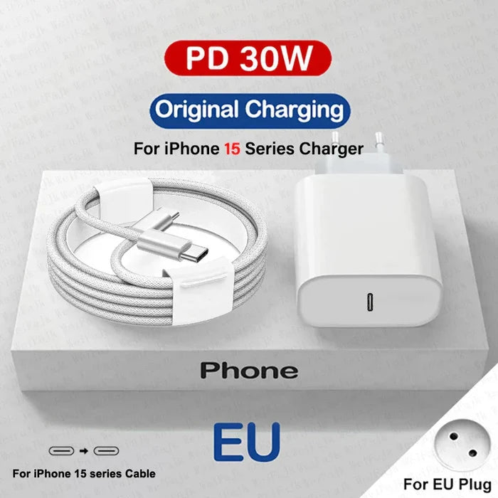 EU Plug C-C 1m Cable