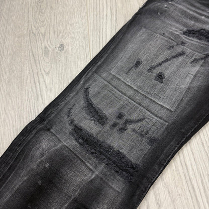 7TH HVN Slim Jeans - Black