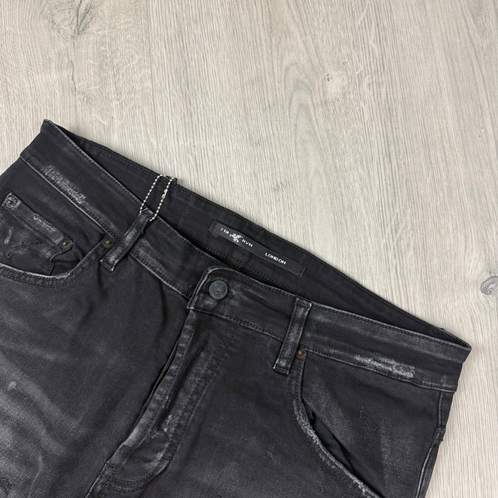 7TH HVN Slim Jeans - Black