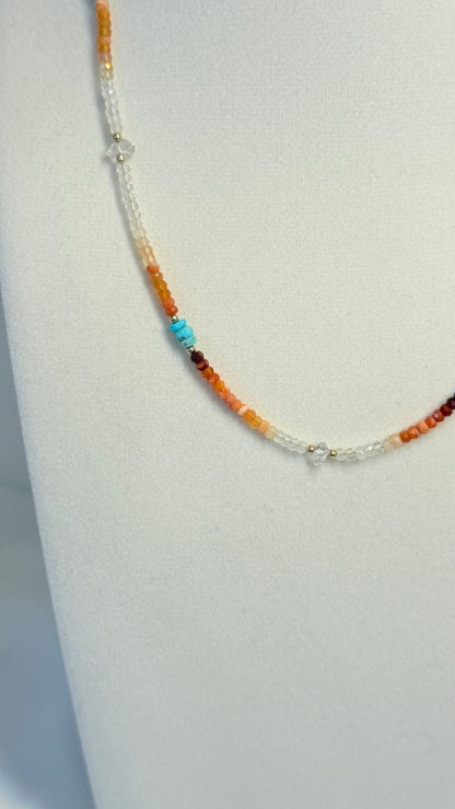 PHOENIX gemstone necklace