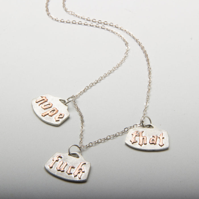 Statemeant 2020  necklace sterling silver, copper