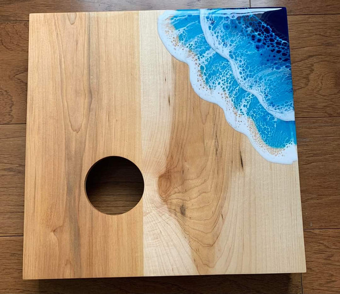 Acadian Caviar Serving Board for Single Tins