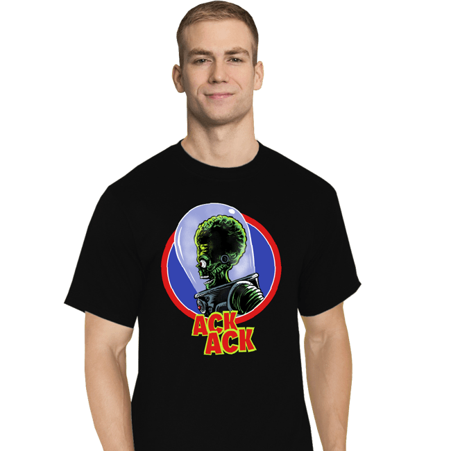 Daily_Deal_Shirts T-Shirts, Tall / Large / Black Ack Ack