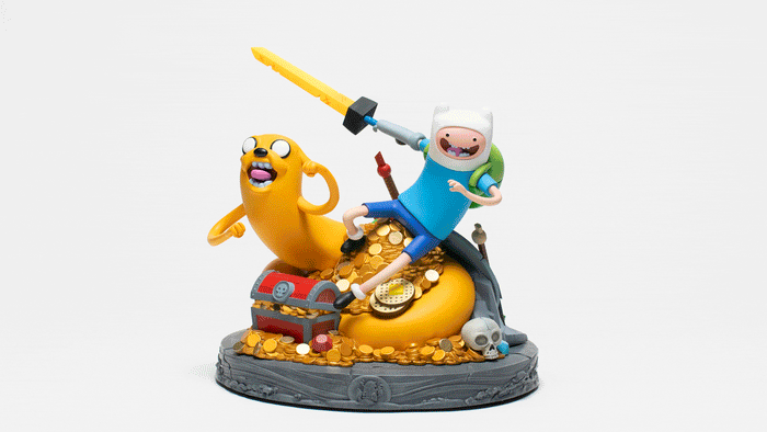 Adventure Time Statue - Jake and Finn - Regular Version