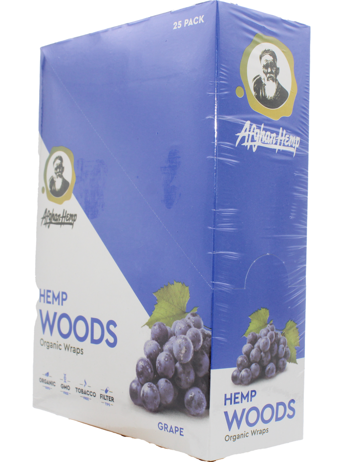 Afghan Hemp Woods Herbal Wraps 2ct 25pk
