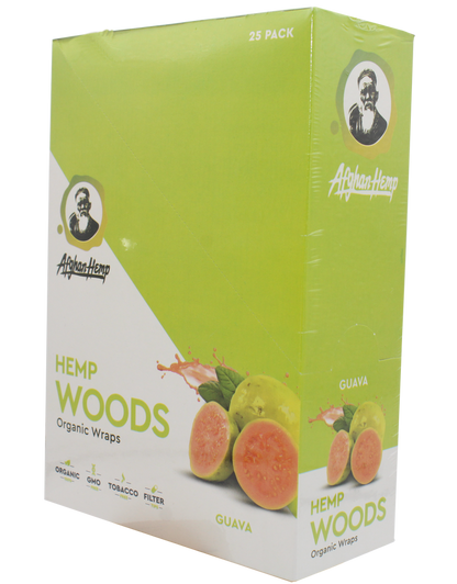 Afghan Hemp Woods Herbal Wraps 2ct 25pk