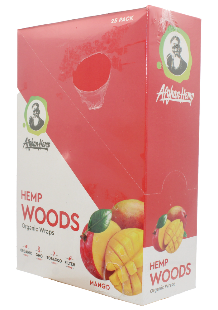 Afghan Hemp Woods Herbal Wraps 2ct 25pk