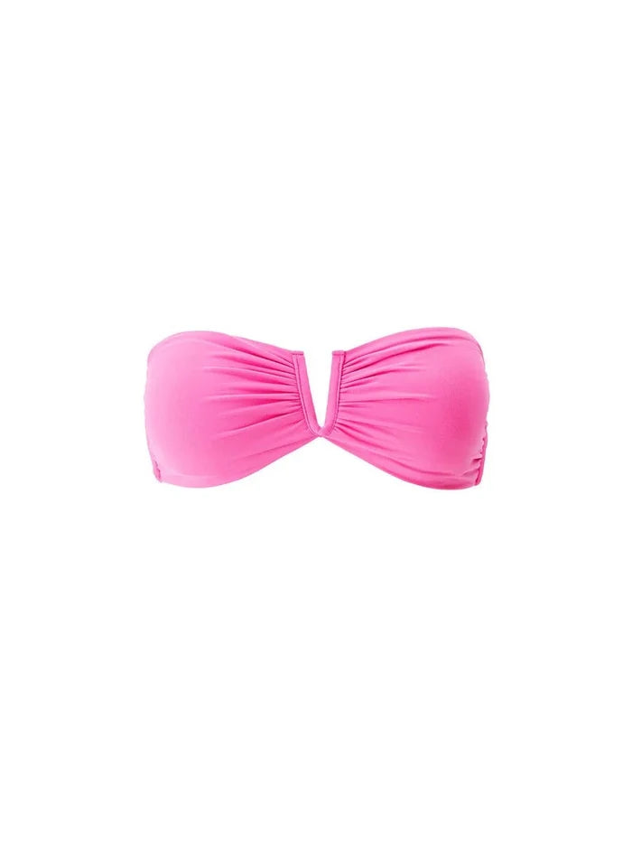 Bikini Melissa Odabash Alba V Bandeau Bikini Top Watermelon Apoella