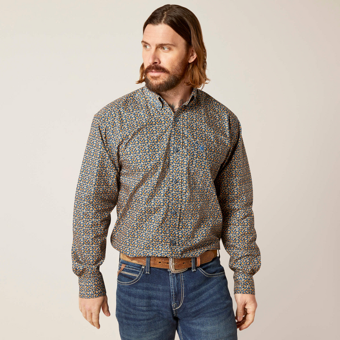 Ariat Men - Classic Fit Shirt (Moonlit Ocean Bottles) 10046526