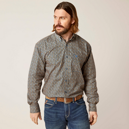 Ariat Men - Classic Fit Shirt (Moonlit Ocean Bottles) 10046526