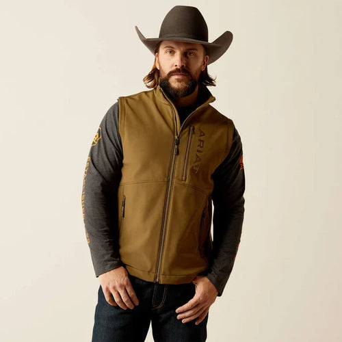 Ariat Men -  Logan Softshell Vest (Beech) 10052591