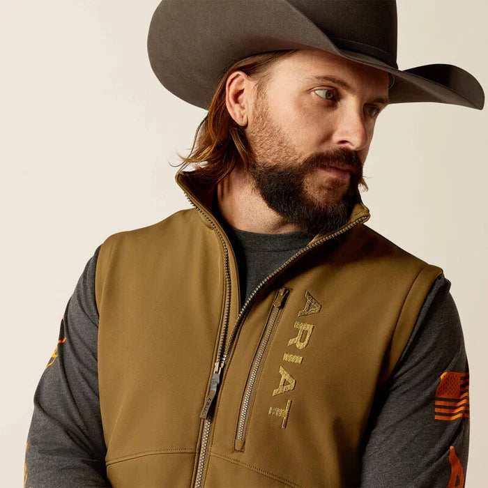 Ariat Men -  Logan Softshell Vest (Beech) 10052591