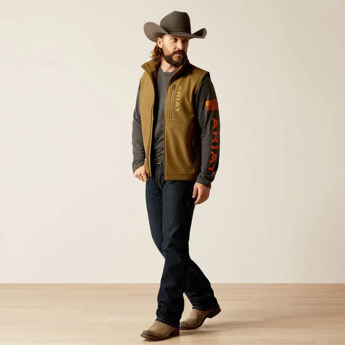 Ariat Men -  Logan Softshell Vest (Beech) 10052591