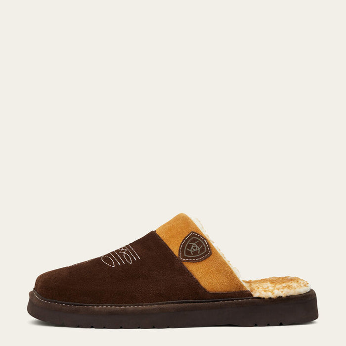 Ariat Men - Silversmith Square Toe Slipper (Chocolate) 10039075
