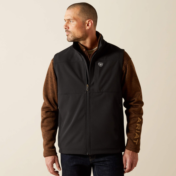 Ariat Men -  Vernon Softshell Vest (Black) 10062600
