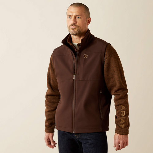 Ariat Men -  Vernon Softshell Vest (Coffee Bean) 10062601