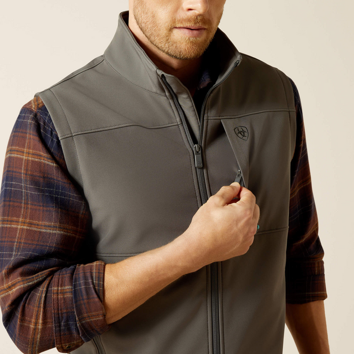 Ariat Men -  Vernon Softshell Vest (Grey) 10062362
