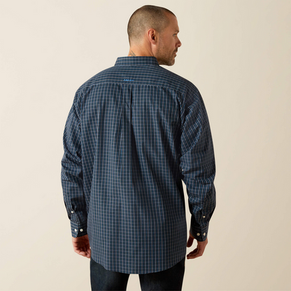 Ariat Men - Wrinkle Free Classic Fit Shirt (Carlos Blue) 10062231