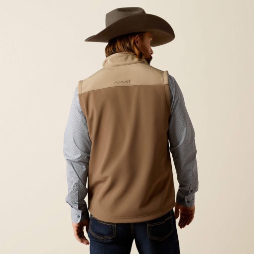 Ariat Men -  Wyatt Softshell Vest (Brindle) 10052596