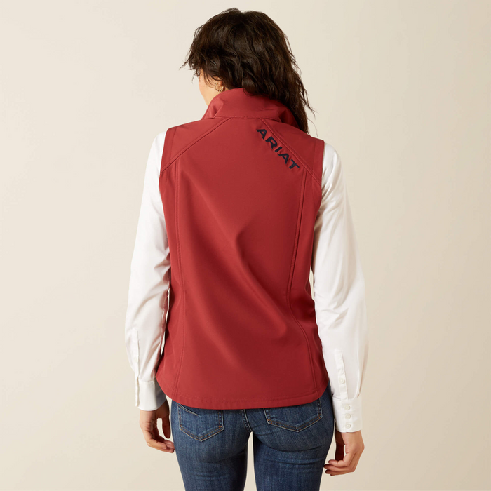 Ariat Women - Logo Softshell Vest (Burnt Russet) 10062787